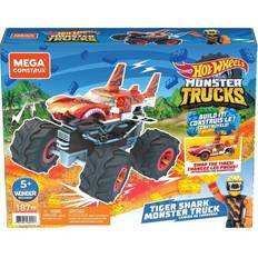 Monster Trucks Mega Construx Hot Wheels Tiger Shark Monster Truck