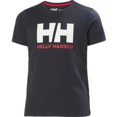 Tur & Friluft T-skjorter Helly Hansen Jr Logo HH T-shirt - Navy (41709-597)