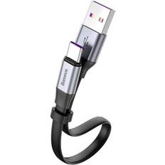 Quick charge 3.0 Baseus Quick Charge 5A 40W 3.0 USB A - USB C M-M Grey 0.2m