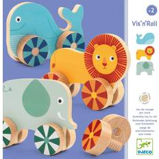 Éléphant Jouets à Pousser Djeco Vis´n´Roll