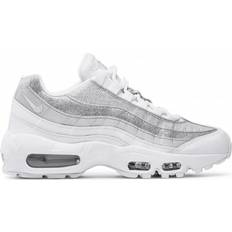 Nike Air Max 95 White Metallic Silver Women's