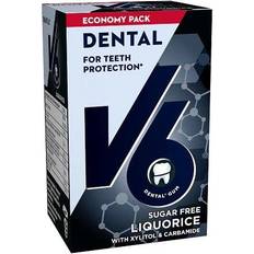 V6 Tuggummi V6 Dental Licorice 70g 48st