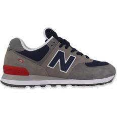 Zapatillas New Balance 574 Grey Navy Red