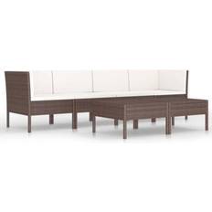 vidaXL 3056981 Loungeset, 2 Bord inkl. 4 Soffor