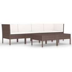 vidaXL 3056981 Outdoor Lounge Set, 2 Table incl. 4 Sofas