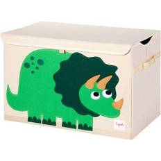 Beige Chests 3 Sprouts Dinosaur Toy Chest