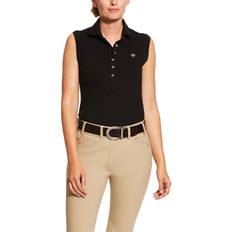 Donna - Rosa Polo Ariat Prix 2.0 Sleeveless Polo Shirt - Navy