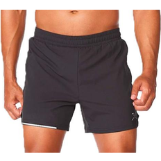 Compressie - Man Shorts 2XU Aero 5" Shorts Men - Black/Silver Reflective