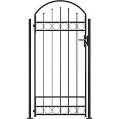 Beste Porter vidaXL Gate with Arched Top and 2 Posts 105x204cm