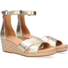 Femme - Or Chaussons et Sandales UGG Eugenia Sandals - Pale Gold Metallic