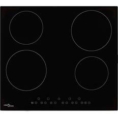Encimeras vidaXL Placa Vitrocerámica 60 cm 6000w Negro
