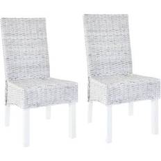 vidaXL Kubu 2-pack Kitchen Chair 93cm 2pcs