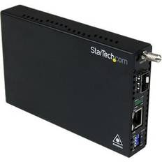 Convertidores de medios StarTech Conversor Gigabit Ethernet UTP RJ45 a Fibra con una Ranura SFP Disponible