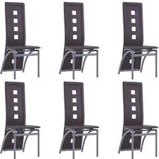 vidaXL 274310 6-pack Køkkenstol 108cm 6stk