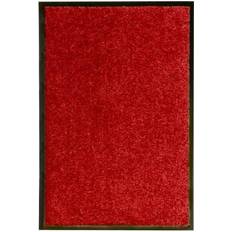 Solid Colour Entrance Mats vidaXL 323421 Red cm