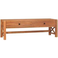 Vidaxl bänk teak Utemöbler vidaXL - TV-bänk 140x45cm