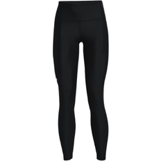 Under Armour Clothing Under Armour HeatGear Hi-Rise Leggings - Black/Metallic Silver