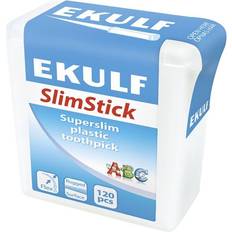 Reducerar plack Tandpetare Ekulf SlimStick 120-pack