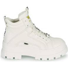 Buffalo Mujer Zapatillas Buffalo Botines Aspha NC Mid - Amarillo/Negro/Offwhite