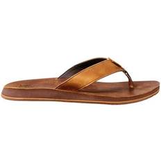 Leather Flip-Flops Reef Drift Classic - Brown