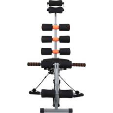 L-shaped Abdominal Trainer with Elastic Cords