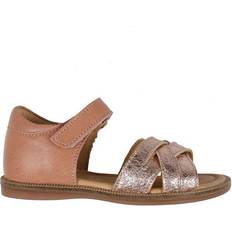 bisgaard Cawo Rose Gold Unisex Sandalias - Dorado/Marrón