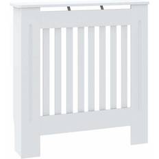 vidaXL Cubierta Para Radiador MDF Blanco 78 cm