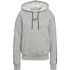 Fitness Gensere Reebok Training Essentials Tape Pack Hoodie Women - Medium Grey Heather