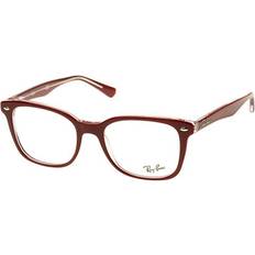 Ray-Ban RB5285 Monture Bordeaux Verres Incolore polarisé 53-19