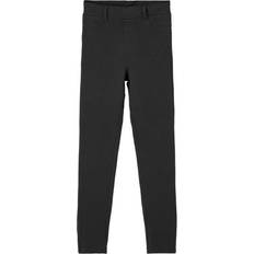 Name It Unbrushed Cotton Leggings - Black/Black (13186951)