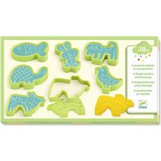 Hunde Bastelkisten Djeco Modeling Wax Shapes & Stamps Animals