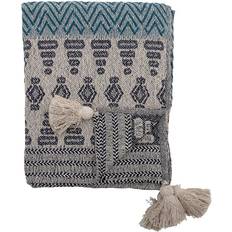 Bloomingville Milas Blankets Green, Blue (160x130cm)