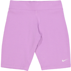 Red - Woman Shorts Nike Essential Bike Shorts Women - Violet Shock/White