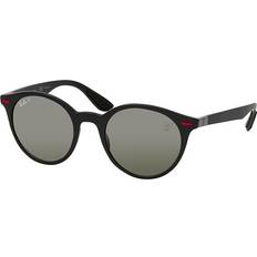 Ray-Ban Silver - Unisex Sunglasses Ray-Ban Scuderia Ferrari Collection Polarized RB4296M F6525J