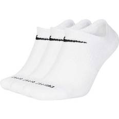 Nike everyday plus cushioned Nike Everyday Plus Cushioned Training No Show Socks 3-pack Unisex - White/Black