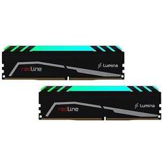 Mushkin Memoria ram 16 gb ddr4-3000 kit, 2 x 8gb mla4c300gjjm8gx2, redline lumina rgb