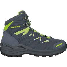 Lowa Innox Pro GTX Mid Junior - Steel Blue/Lime