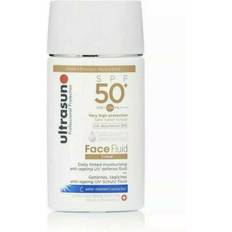 UVA Protection Self-Tan Ultrasun Face Fluid Tinted Honey SPF50+ PA++++ 1.4fl oz