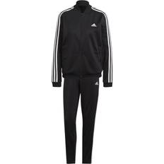 Dame - XXS Jumpsuits & Overaller Adidas Essentials 3-Stripes Track Suit Women - Black/White