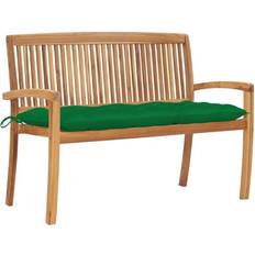 Teck Bancs de Jardin vidaXL 3063299 Banc de Jardin