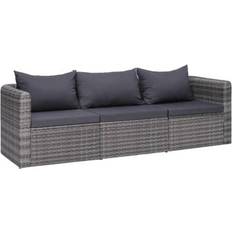 Synthetic Rattan Modular Sofa vidaXL 44163 3-seat Modular Sofa