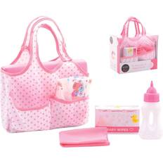 Legetøj Johntoy Baby Rose Diaperbag with Accessories