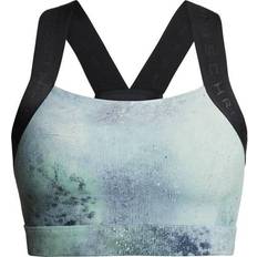 Röhnisch Kay Printed Sports Bra - Green Space Dyed