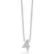 Smycken Sif Jakobs Novoli Quattro Necklace - Silver/Transparent