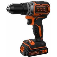 Black & Decker Batterij Boormachines en schroevendraaiers Black & Decker Accu schroefboormachine BL186K1B2 Schroeftol