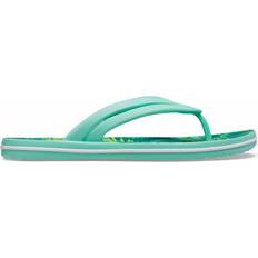 Turquoise - Women Flip-Flops Crocs Tropical - White/Multi