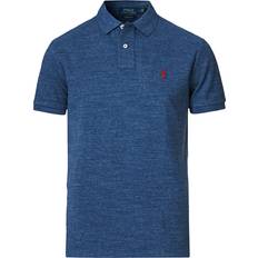 Polo Ralph Lauren Polo Shirts Polo Ralph Lauren Custom Slim Fit Mesh Polo Shirt - Classic Royal Heather