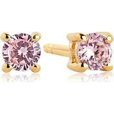 Sif Jakobs Princess Piccolo Earrings - Gold/Pink