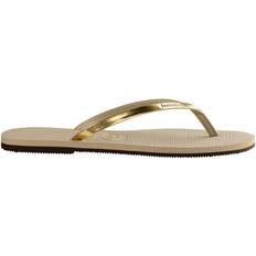 Havaianas Women Shoes Havaianas You Metallic - Sand Grey/Light Golden