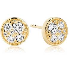 Sif Jakobs Novara Piccolo Earrings - Gold/Transparent